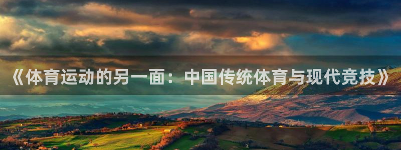 oety欧亿：《体育运动的另一面：中国传统体育与现代竞技》
